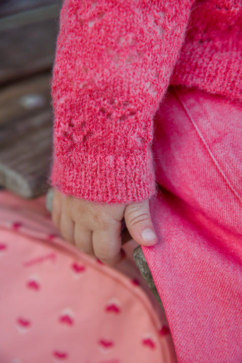 Cardigan - Corolle Rose Laine - Image principale