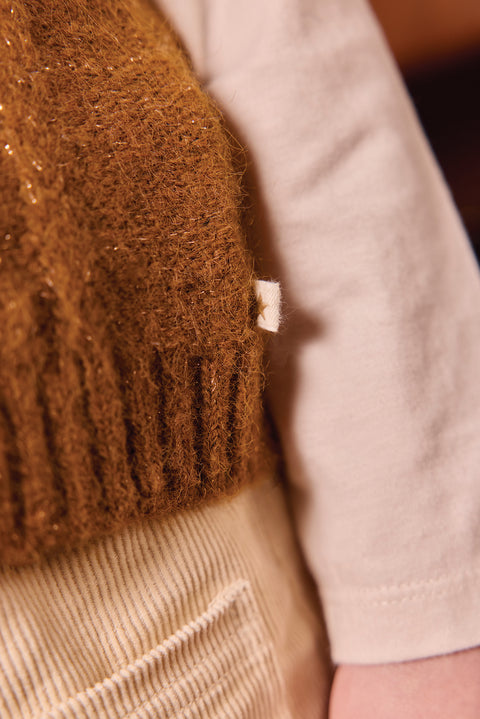 Sweater Sleeveless - Lucia James Brown - Image principale