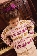 Cardigan - Maligne Milk Jacquard