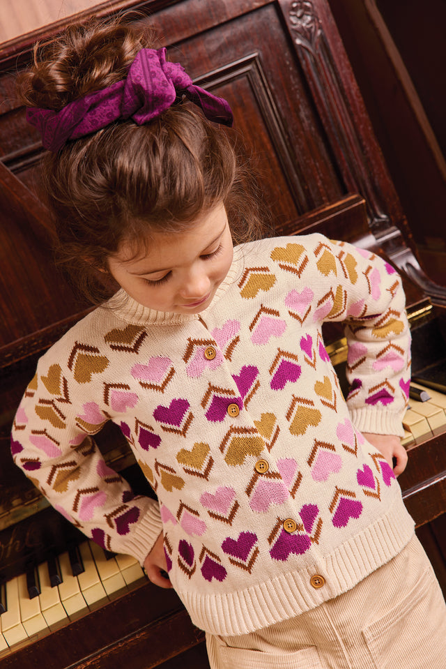 Cardigan - Maligne Milk Jacquard - Image principale