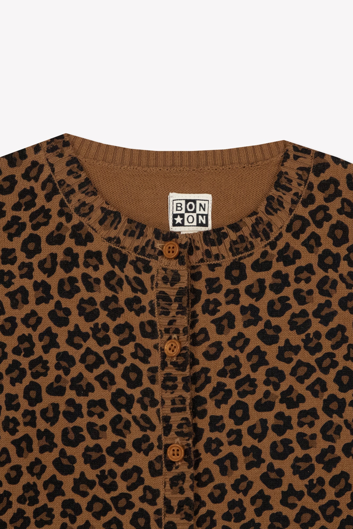 Cardigan - Lilou Léopard Coton Cachemire