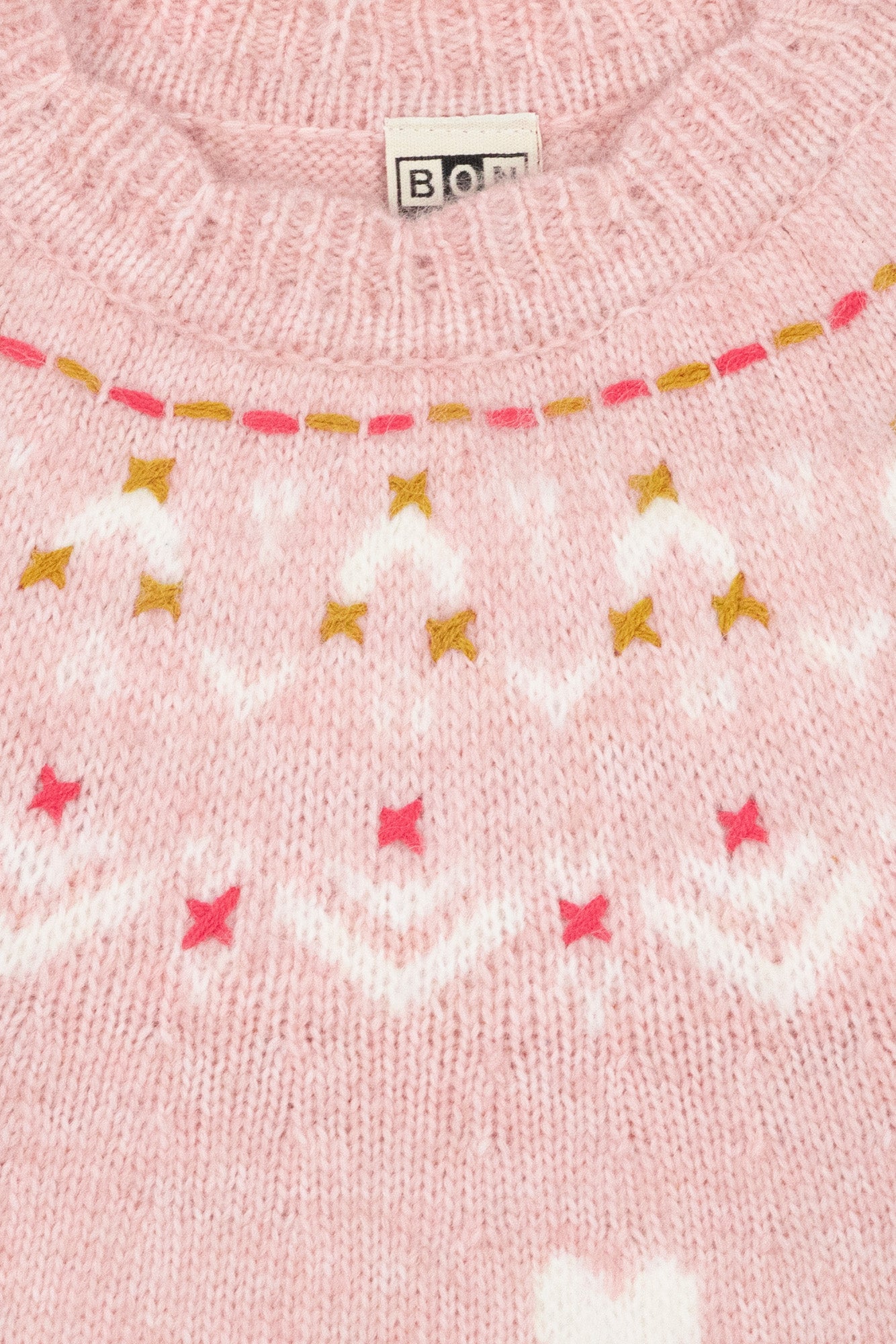 Pull - Pastel Rose Elizabeth Jacquard