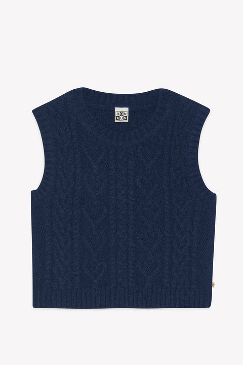 Pull Sans Manches - Lucia Sailor Blue - Image principale