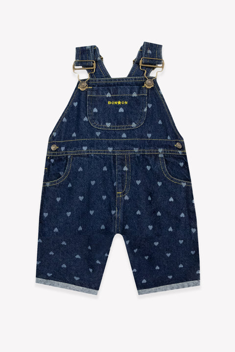 Salopette - Puzzle Denim Cœur Coton - Image principale