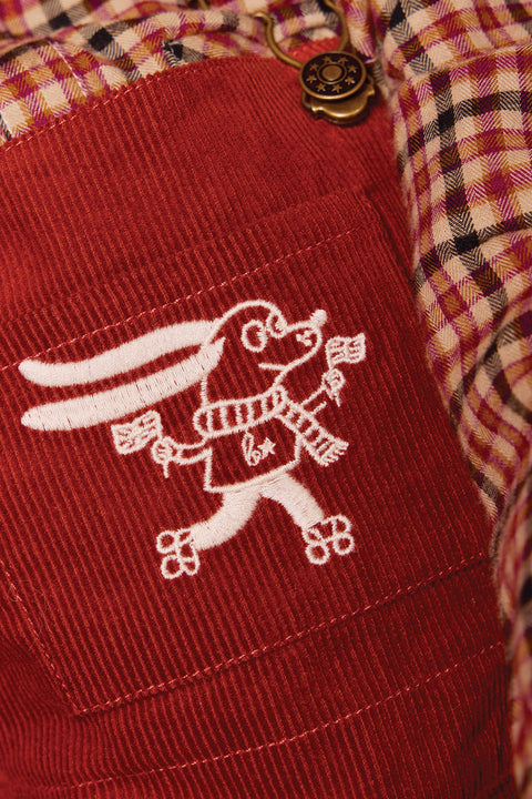 Dungaree - Pica Chestnut Velvet - Image principale