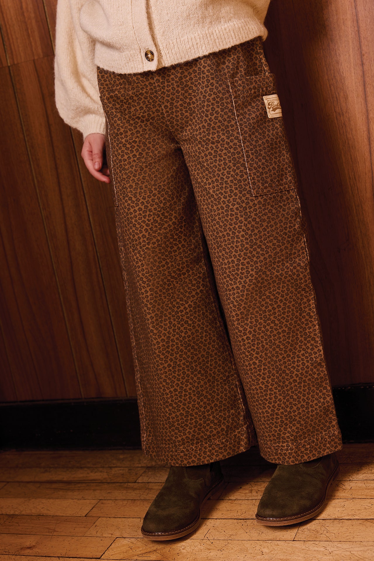 Trousers - Lauren Leopard Cotton