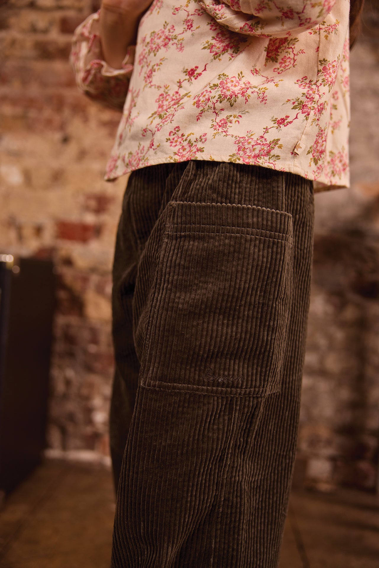Pantalon - Lauren Kaki Velours