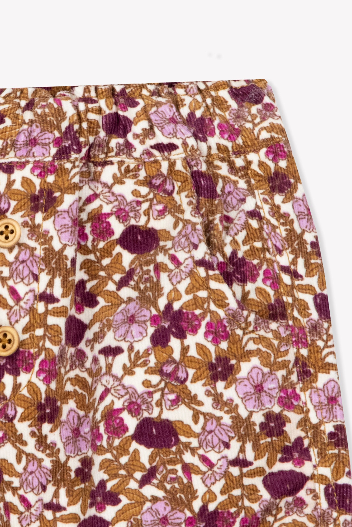 Pantalon - Printemps Flowers Velours