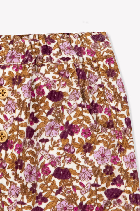 Pantalon - Printemps Flowers Velours - Image principale