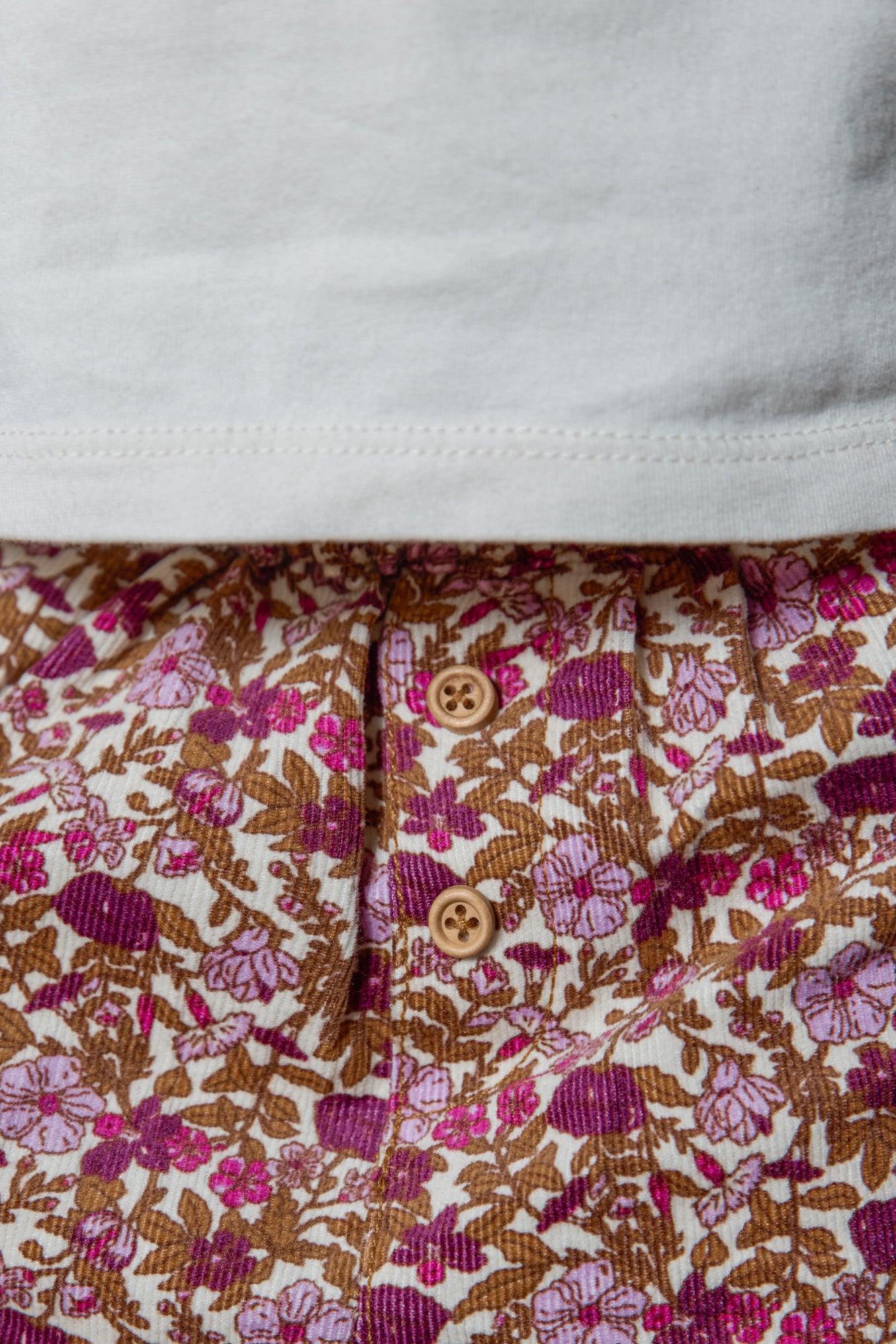 Pantalon - Printemps Flowers Velours