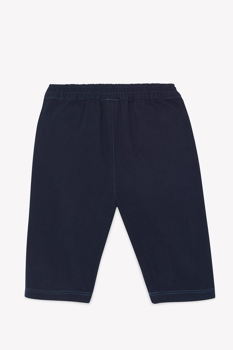 Trousers - Martin Sailor Blue Cotton - Image principale