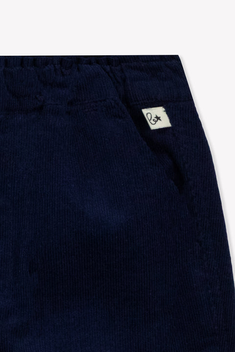 Pantalon - Lucky Sailor Blue Velours - Image principale