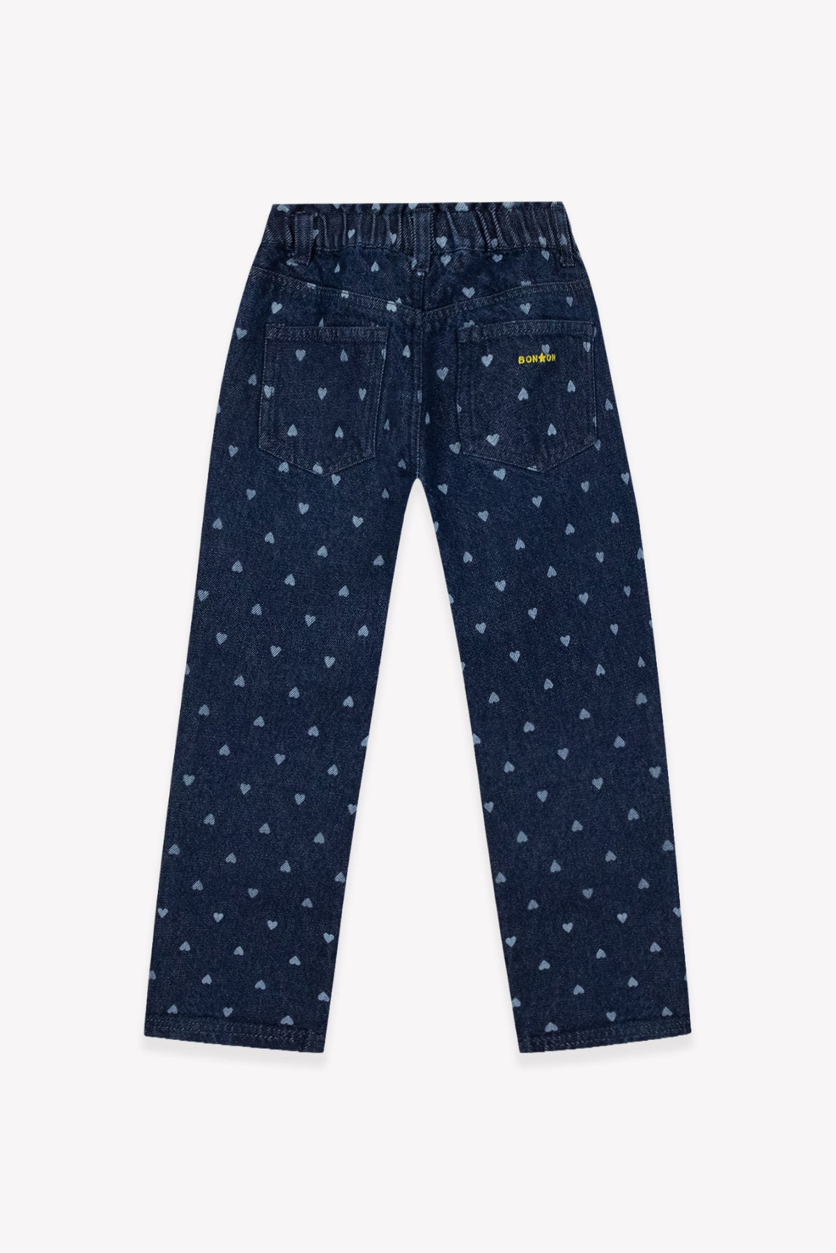 Trousers - Lino Denim Hearts Cotton