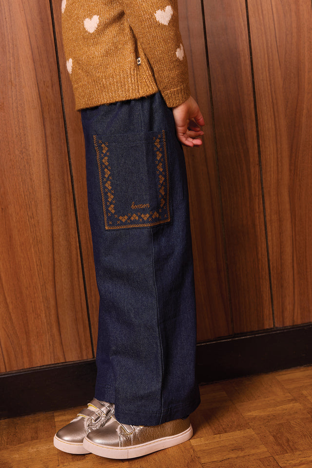 Pantalon - Lauren Chambray Coton - Image principale