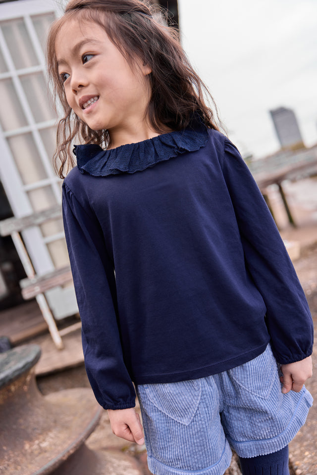 T-shirt - Piris Sailor Blue Coton - Image principale