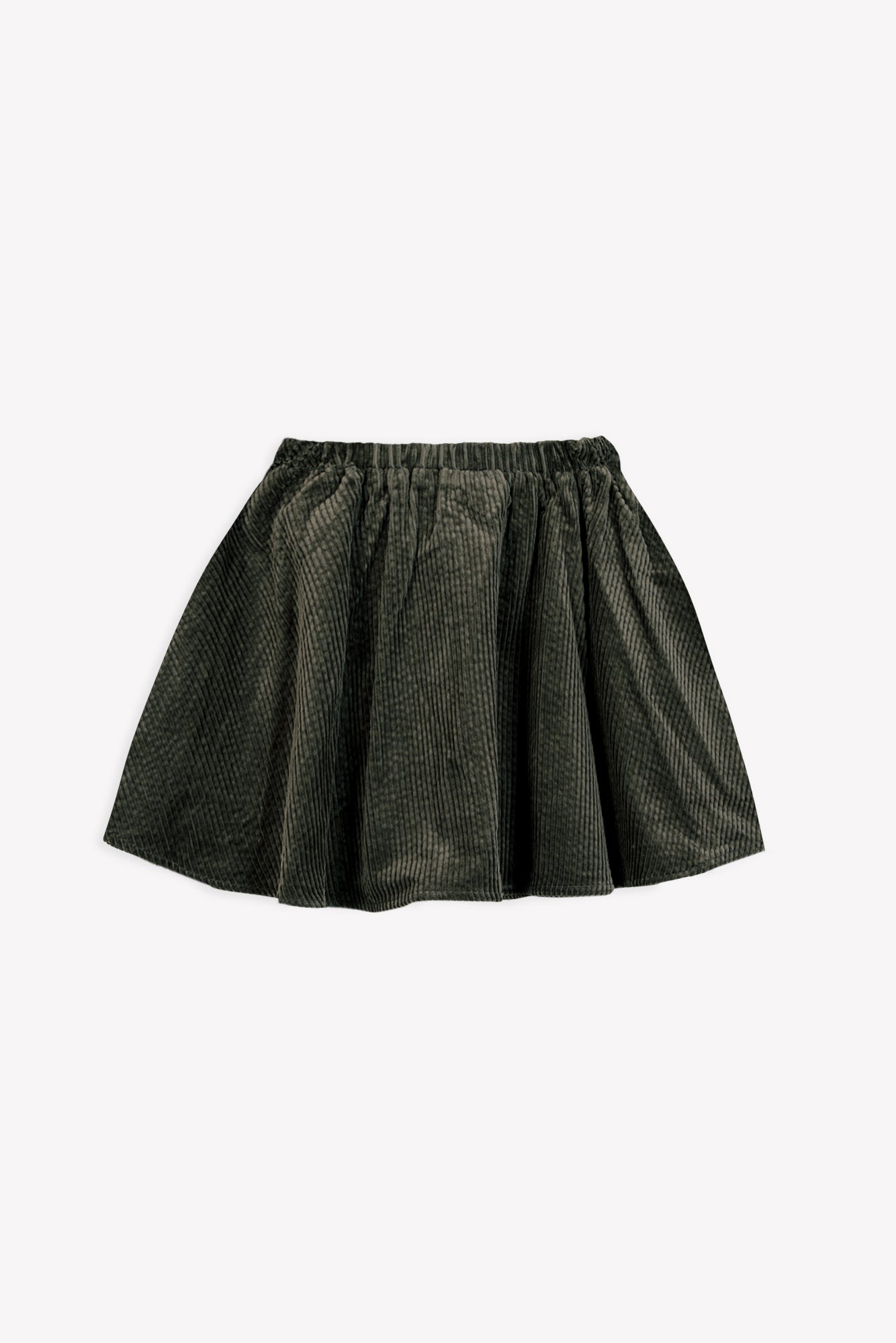 Jupe - Patine Kaki Velours