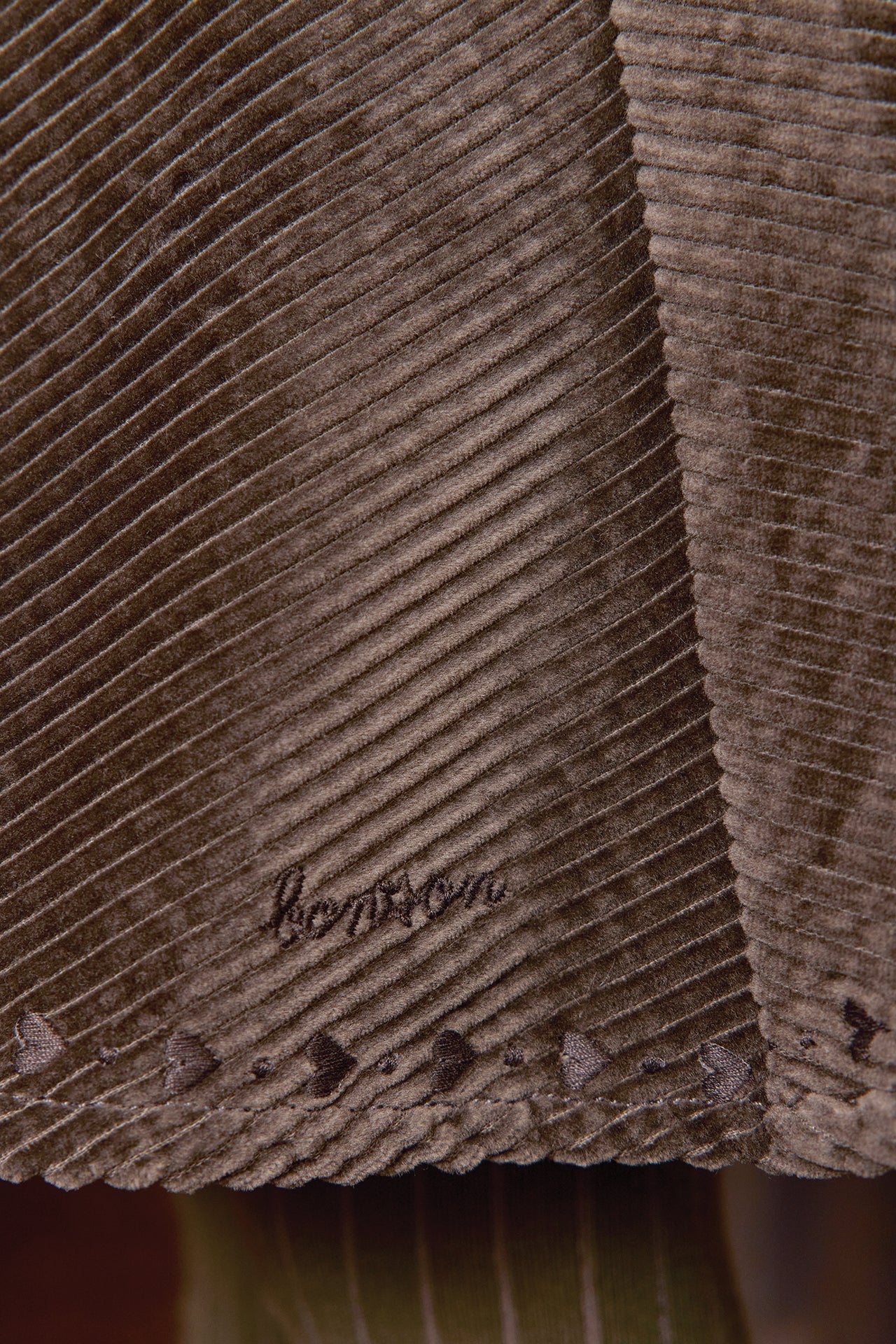 Jupe - Patine Kaki Velours