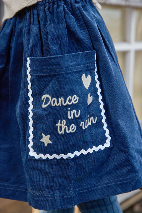 Jupe - Ruche Sailor Blue Coton - Image principale
