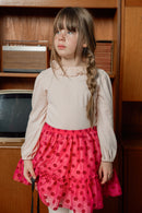 T-shirt - Piris Pink Baby Cotton