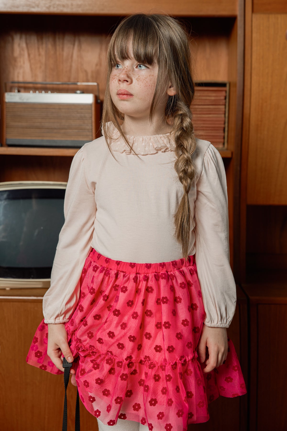 T-shirt - Piris Pink Baby Cotton