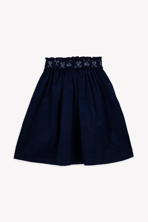Jupe - Papaye Sailor Blue Velours - Image principale