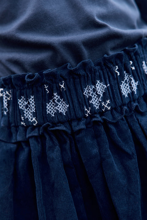 Jupe - Papaye Sailor Blue Velours - Image principale
