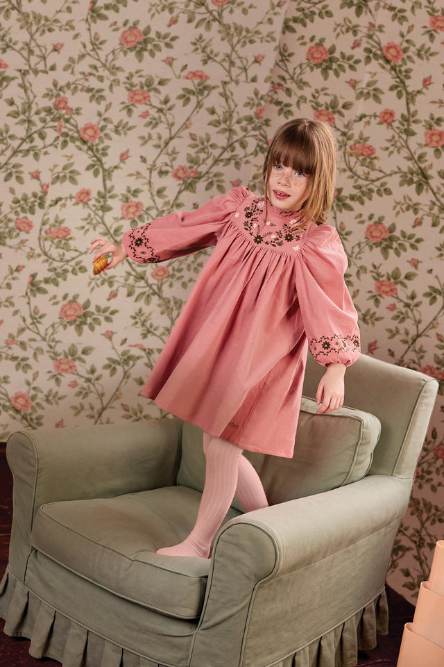 Dress - Pauline Pink Baby Cotton - Image principale