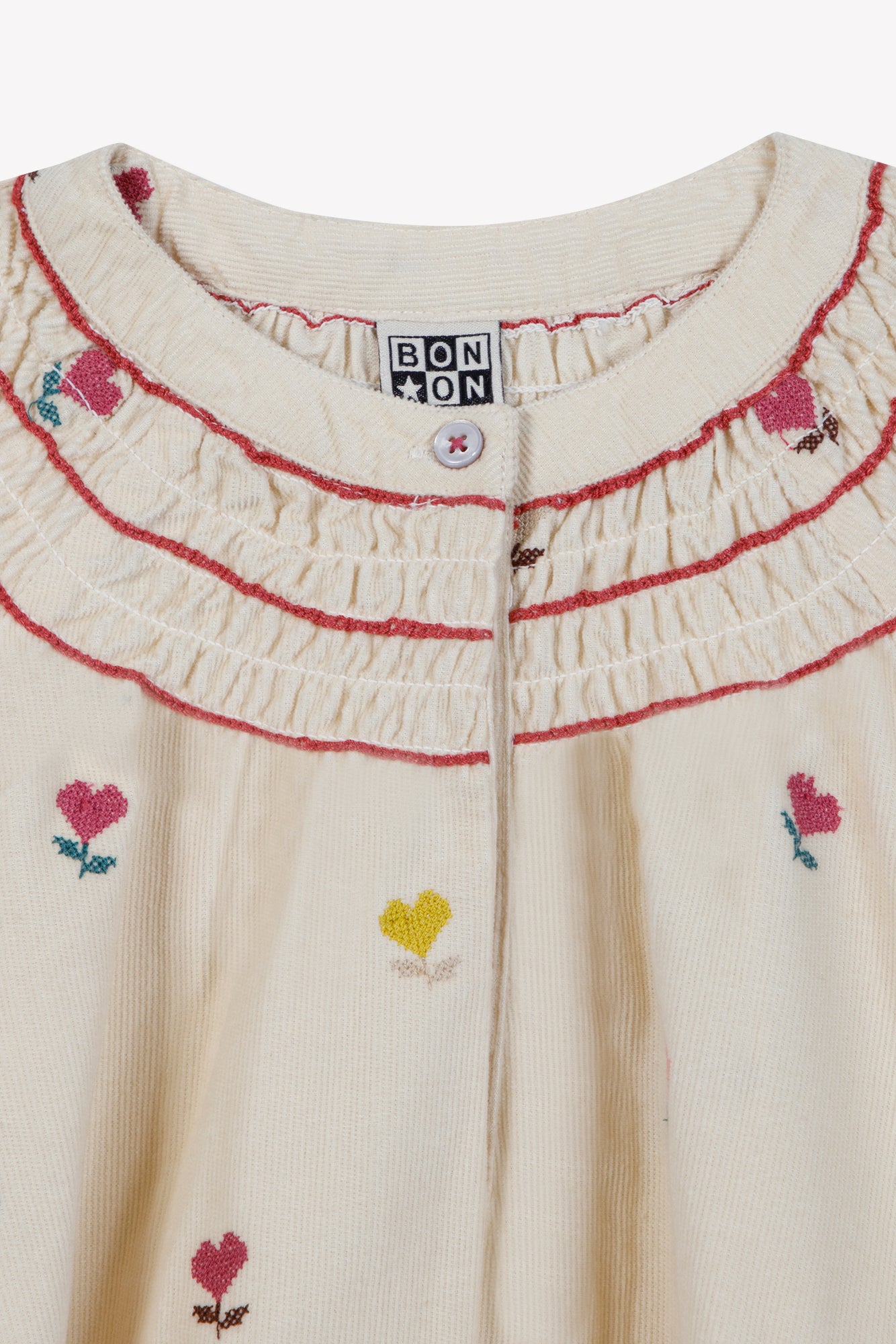 Dress - Cotton Hearts Doll