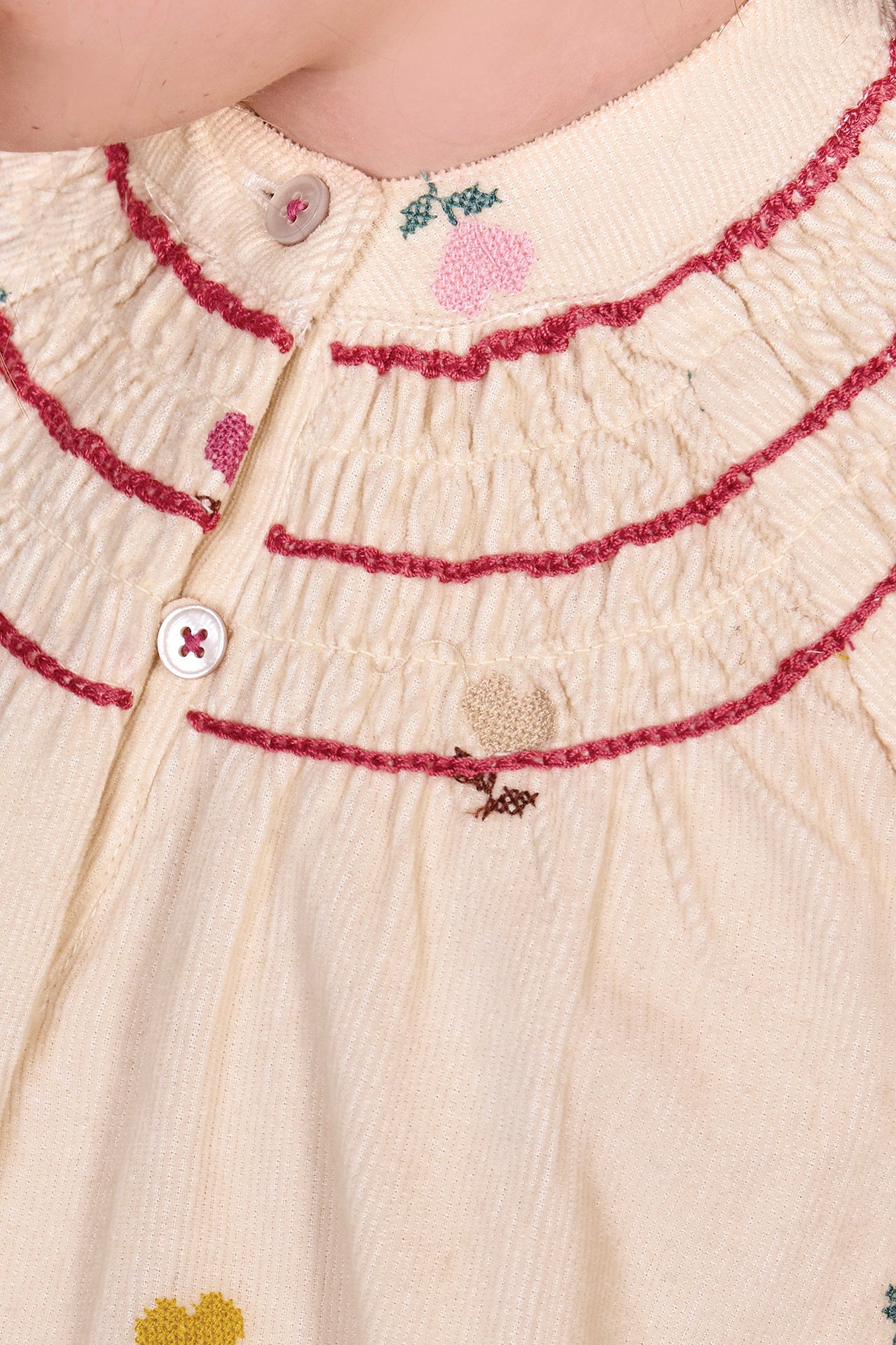 Dress - Cotton Hearts Doll