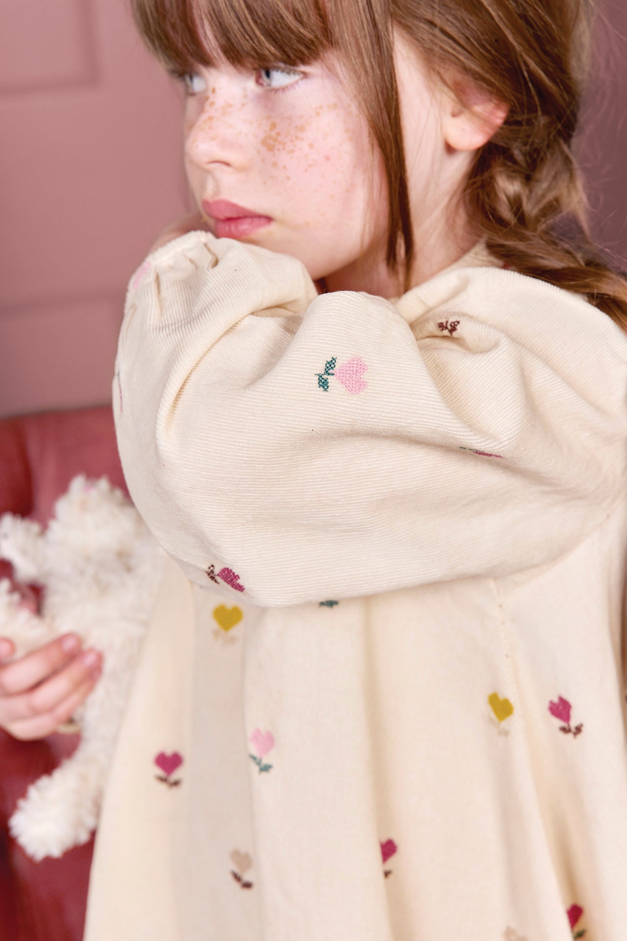 Dress - Cotton Hearts Doll