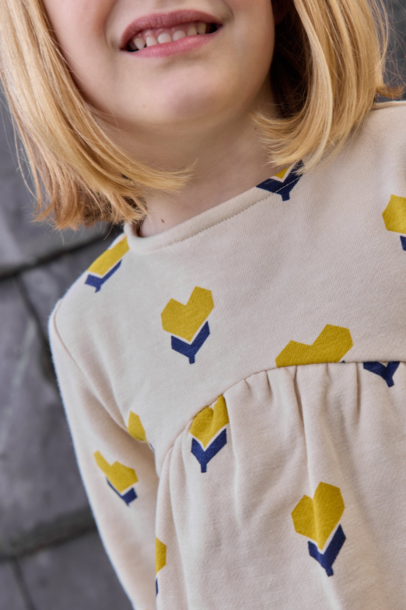 Dress - Flower Cotton Heart Logo