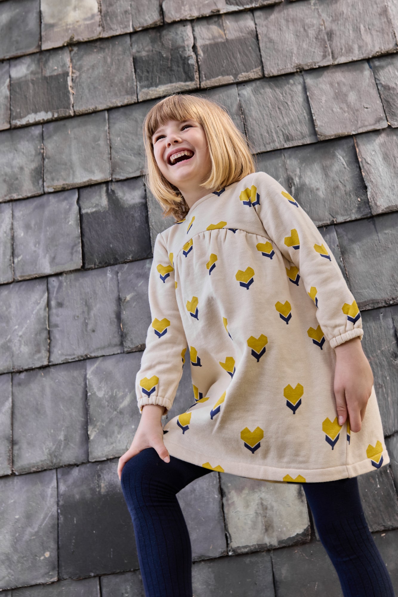 Dress - Flower Cotton Heart Logo