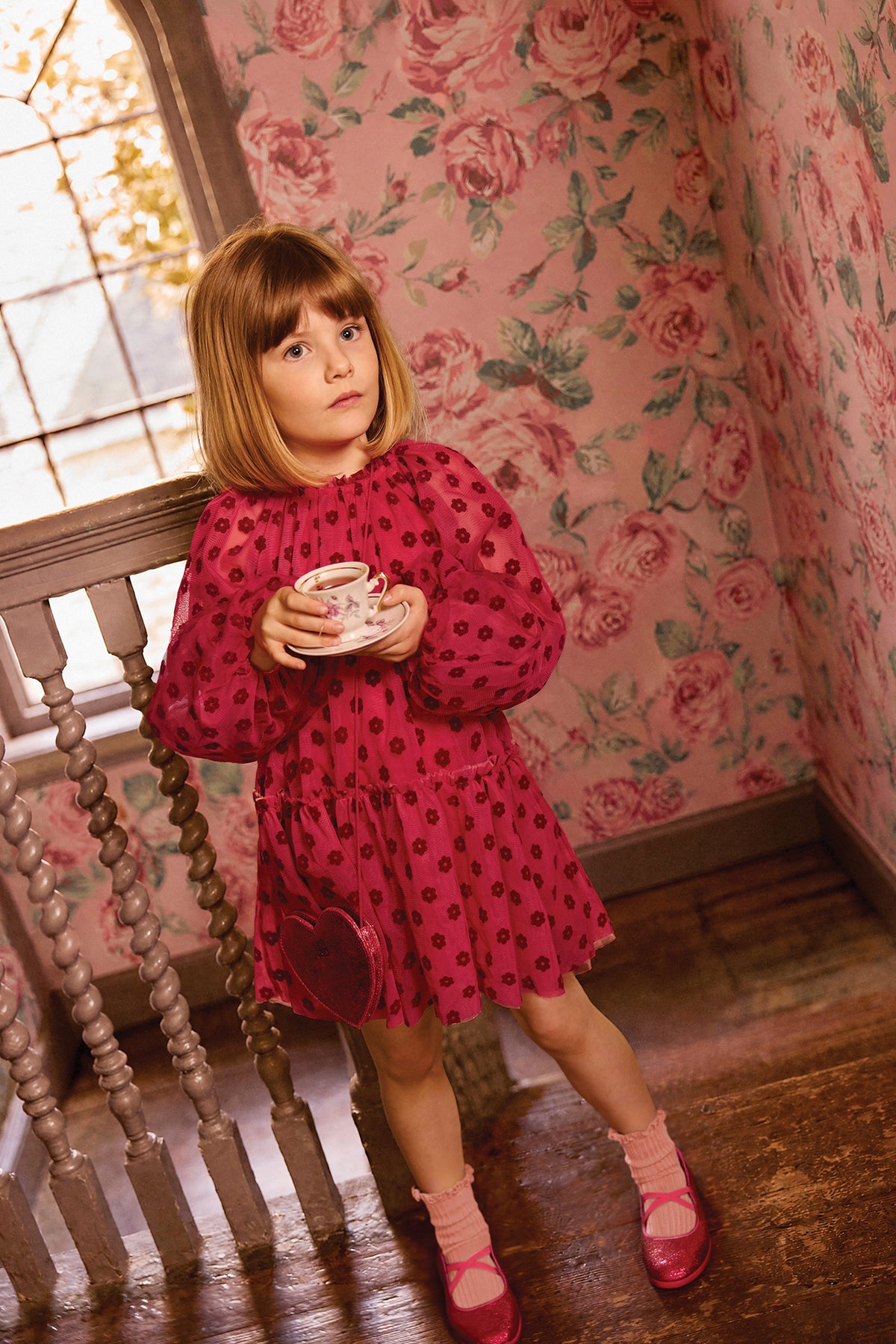 Robe - Phedre Rose Princesse Tulle