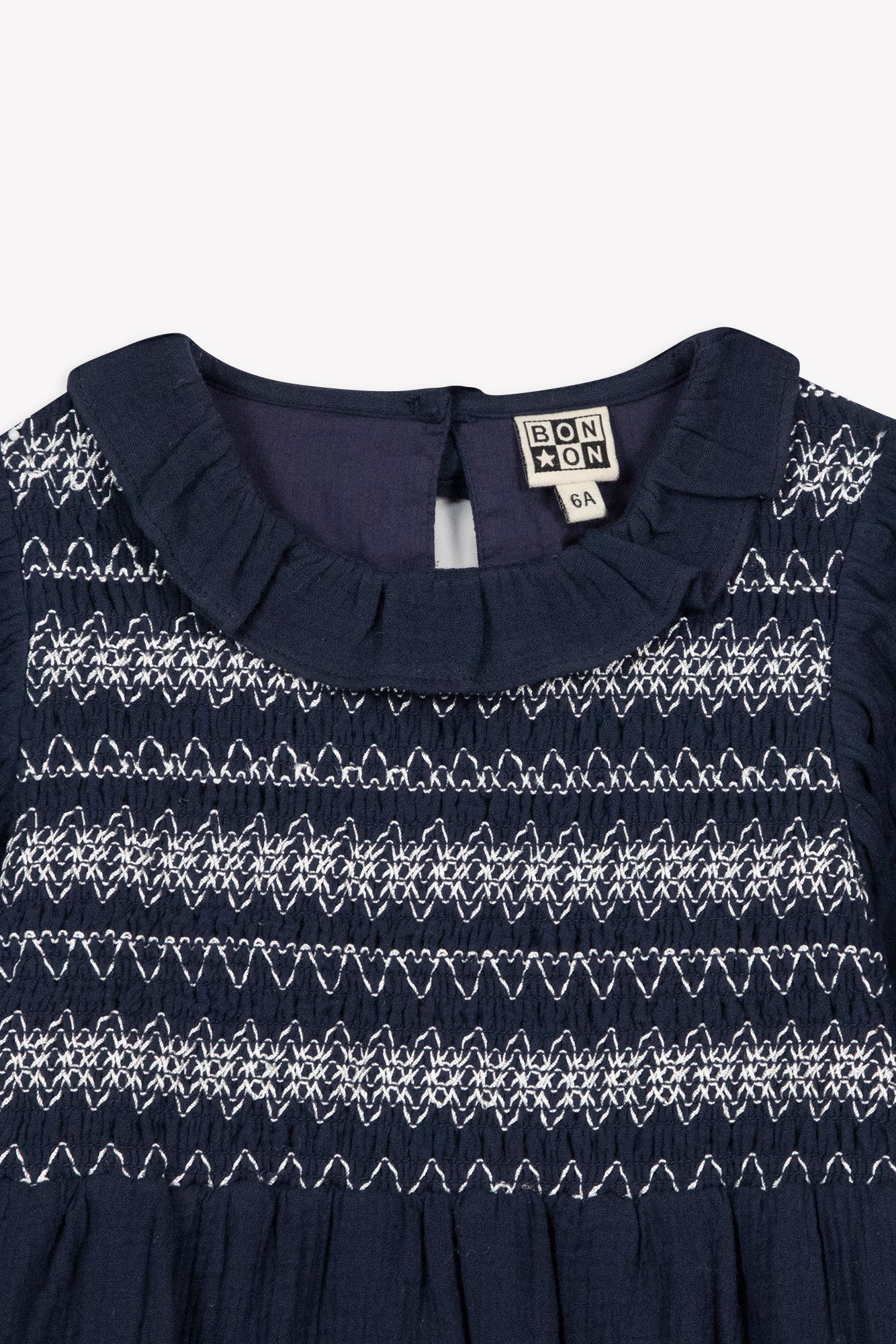 Robe - Penelope Sailor Blue Coton