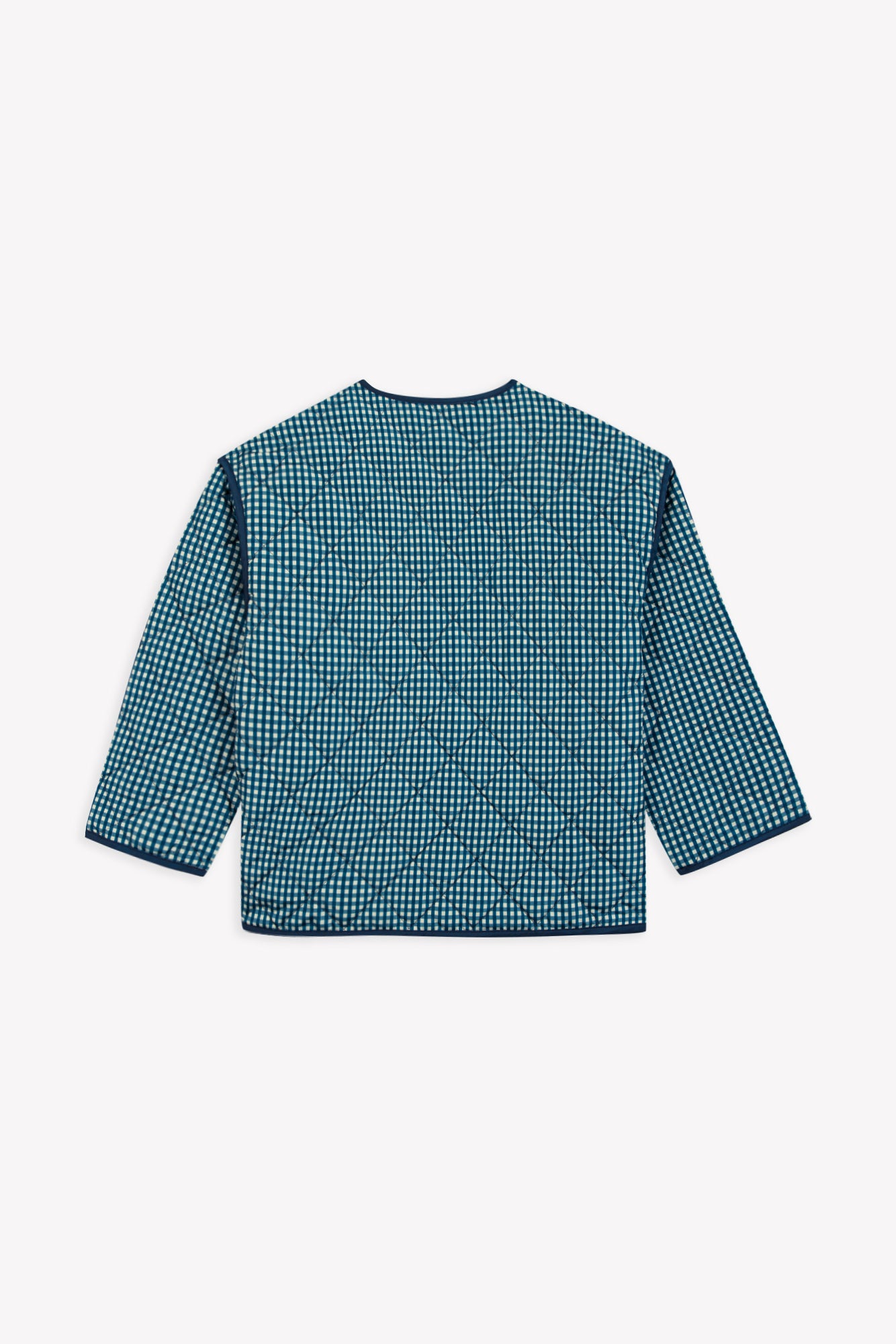 Veste - Pruneau Vichy Bleu