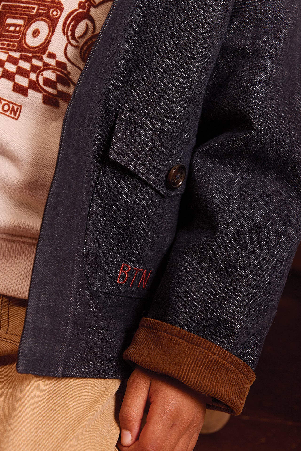 Veste - Peter Denim Brut Coton