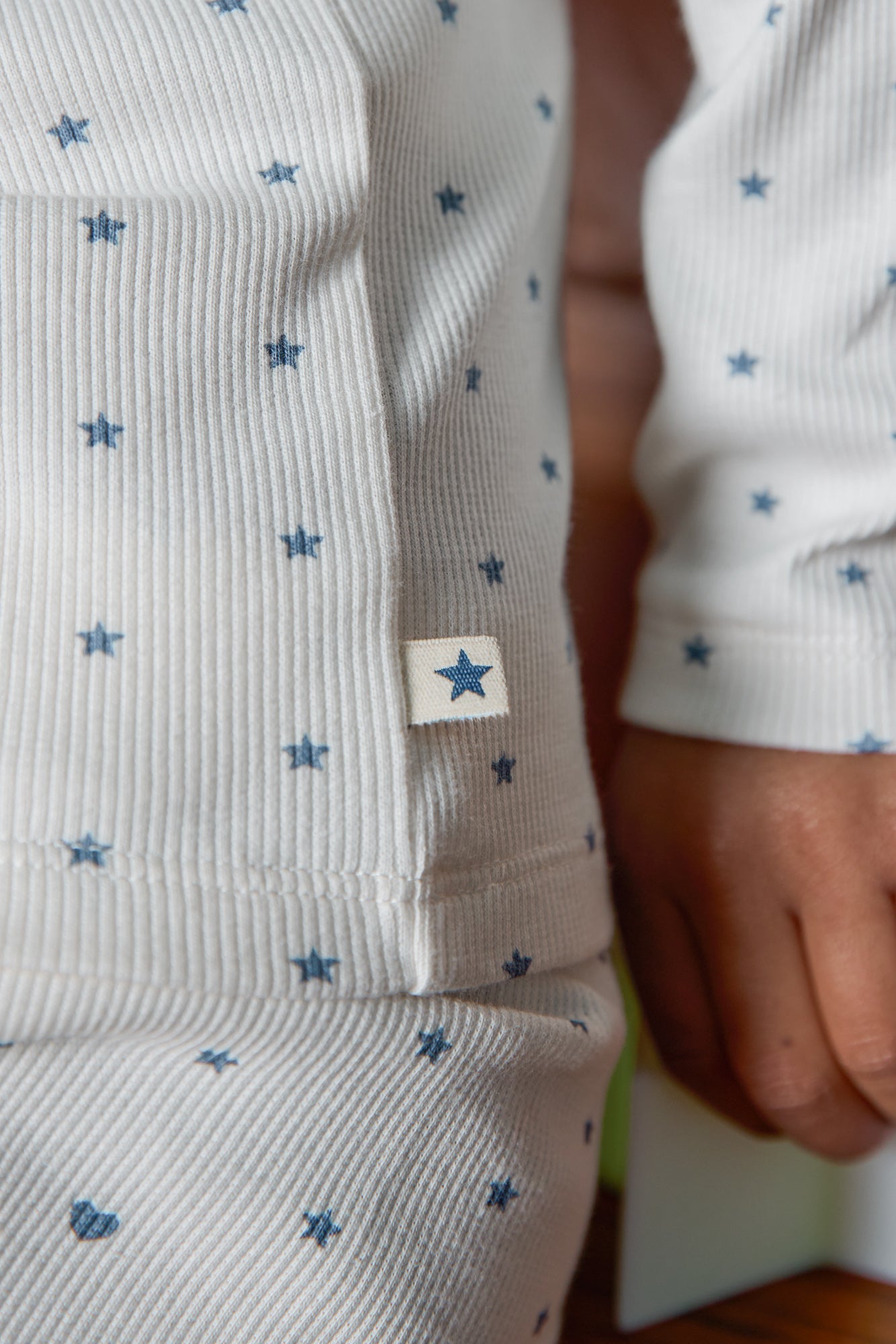 Pyjama - Polochon Star Print Blue Coton