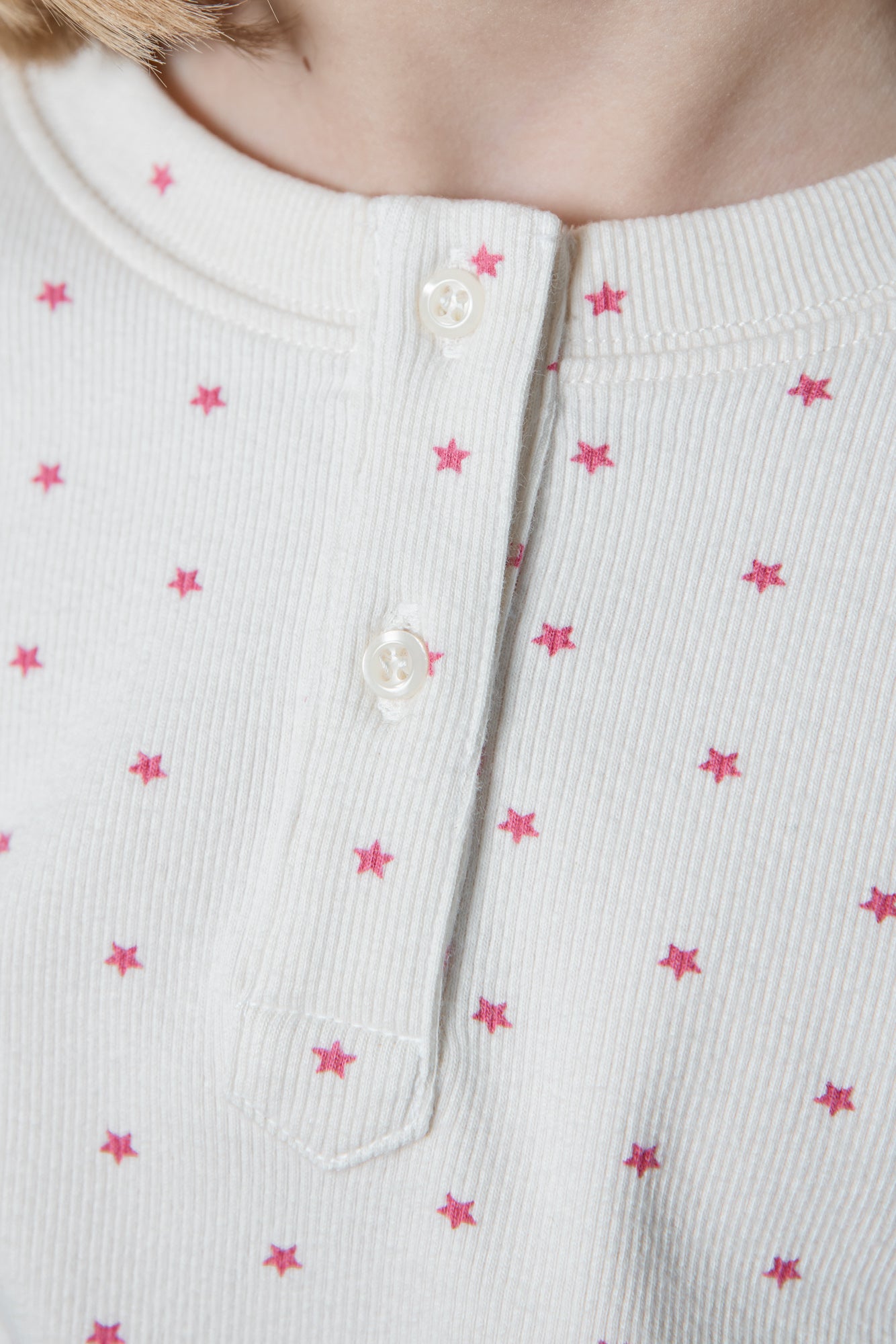 Pyjama - Polochon Star Print Rose Coton