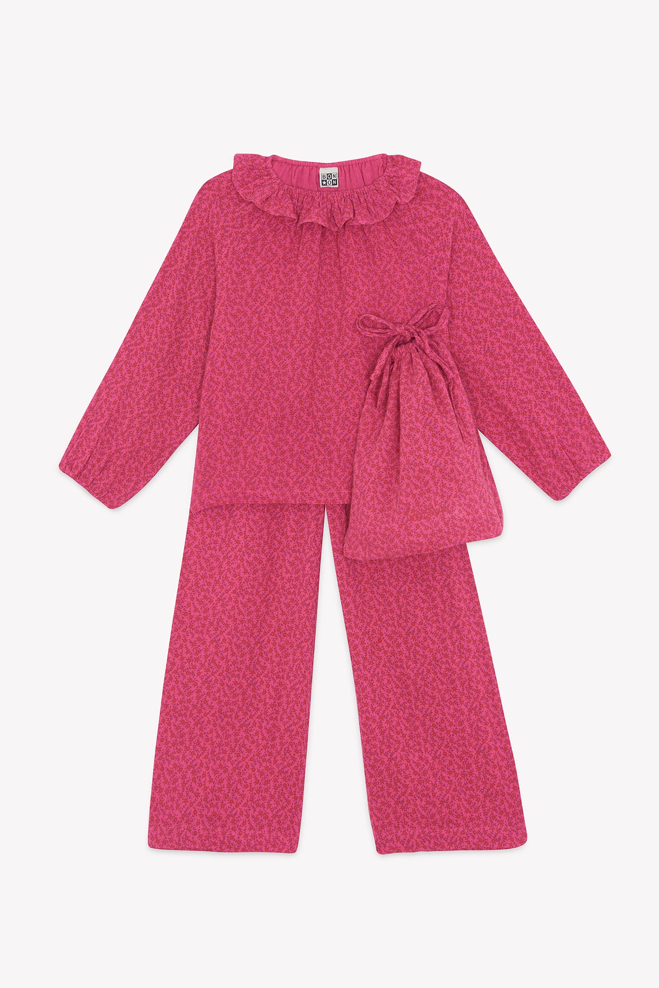 Pyjama - Papita Foulfleur Rose Coton