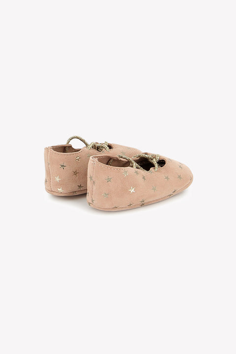 Chaussons - Sardane Rose Baby Cuir - Image principale
