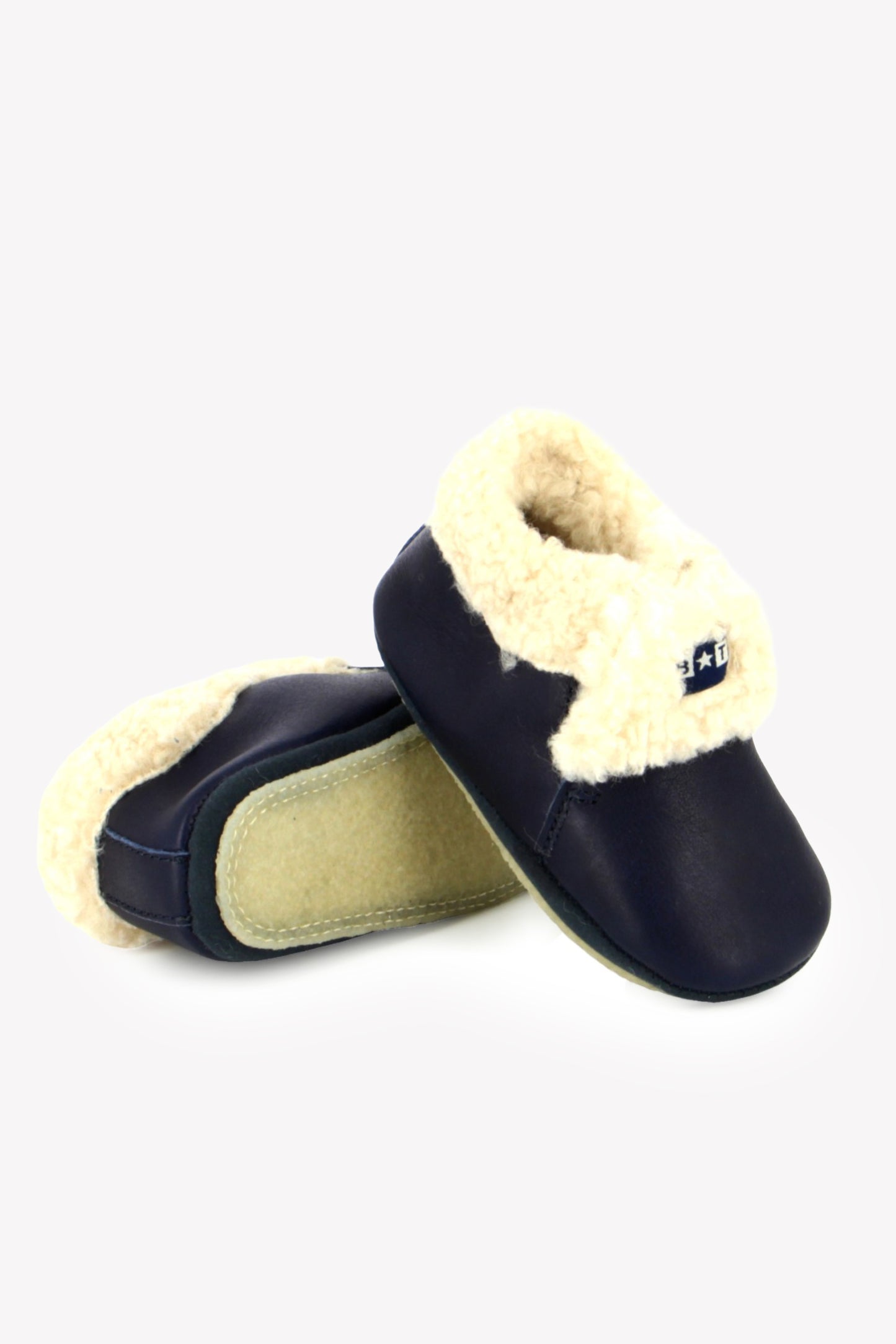 Chaussons - Doudou Fourré Bleu