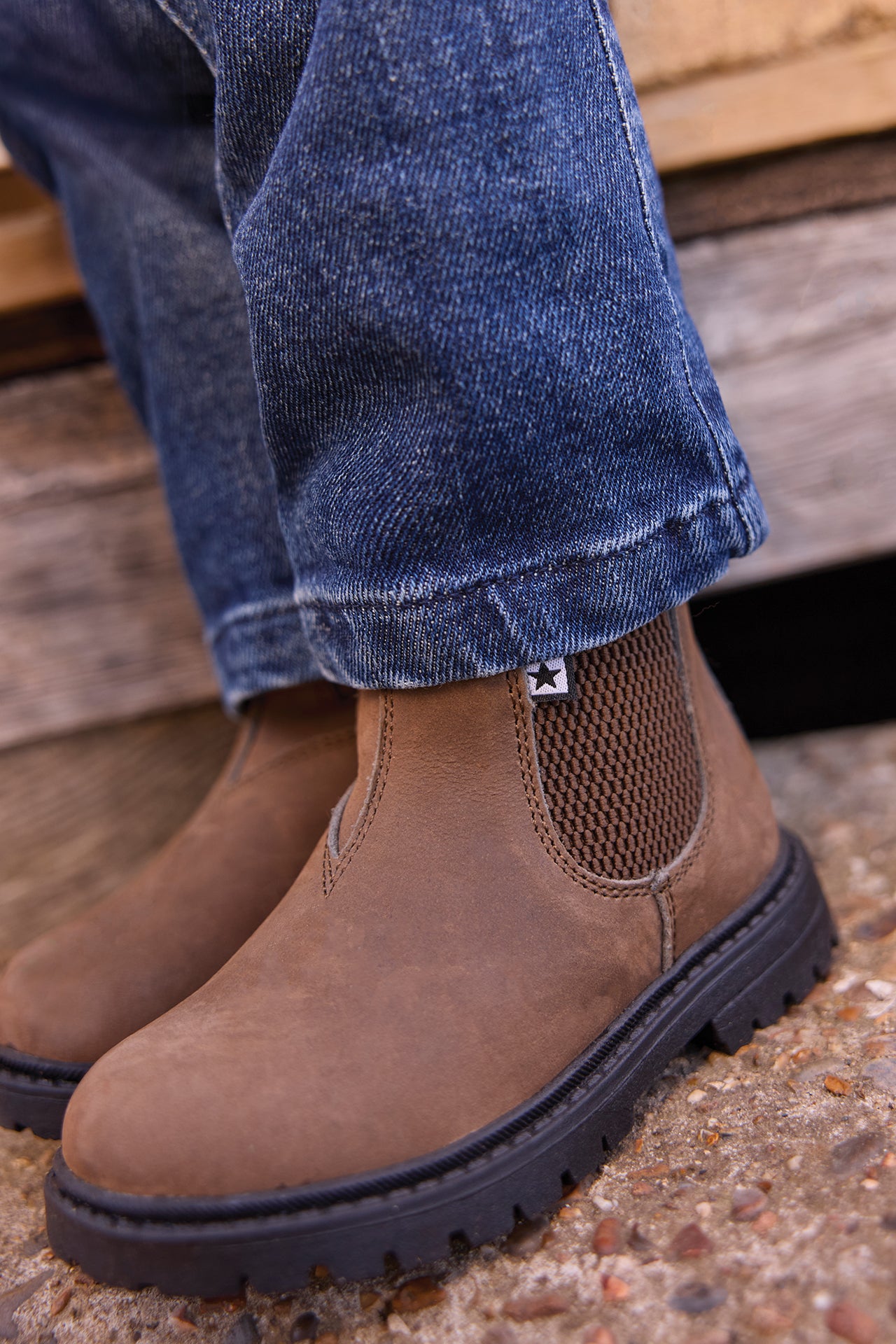 Boots - Gray Brown Chelsea