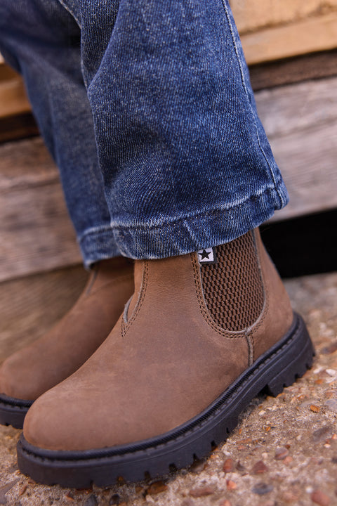 Boots - Gray Brown Chelsea - Image principale