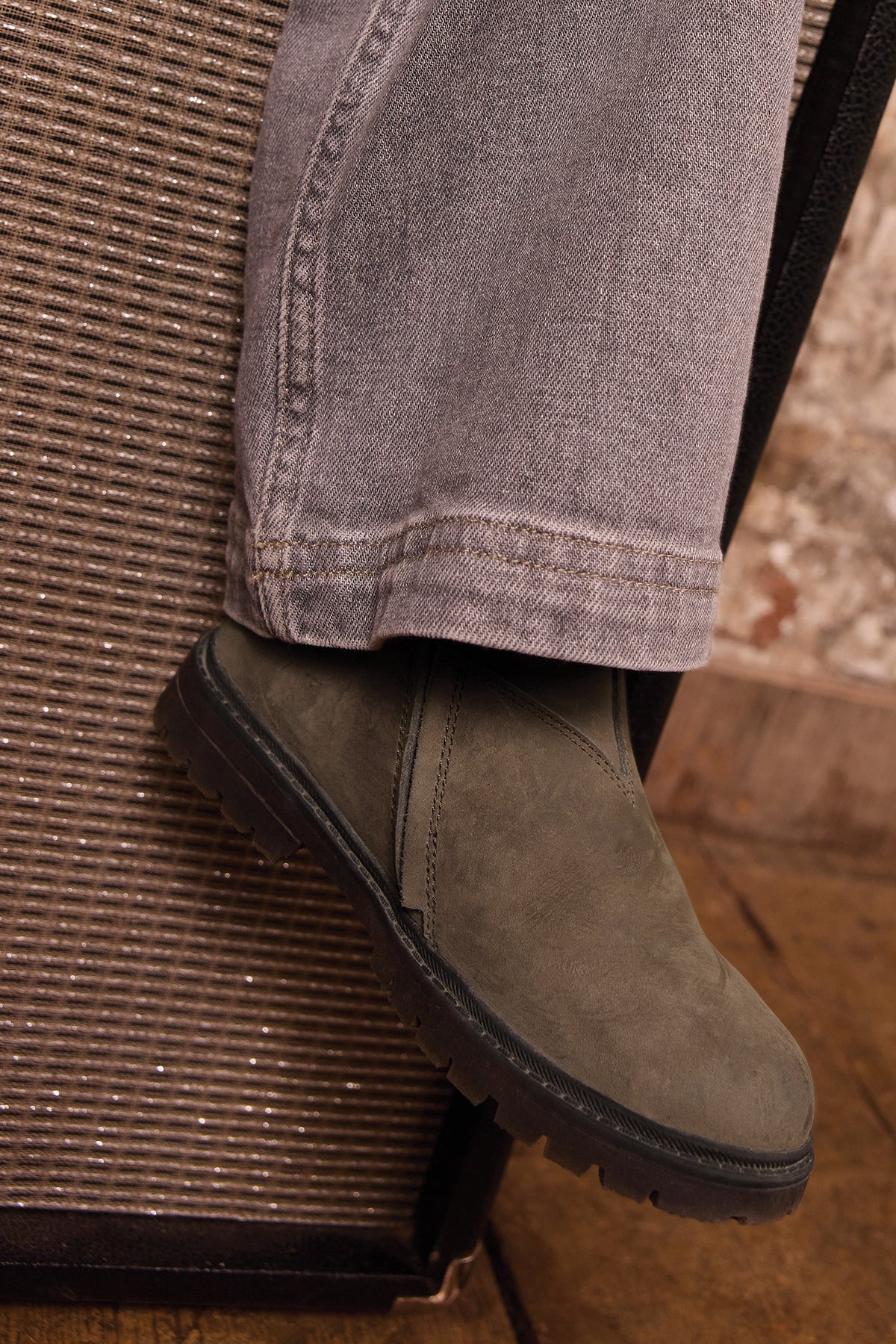 Boots - Chelsea Marron Grisé