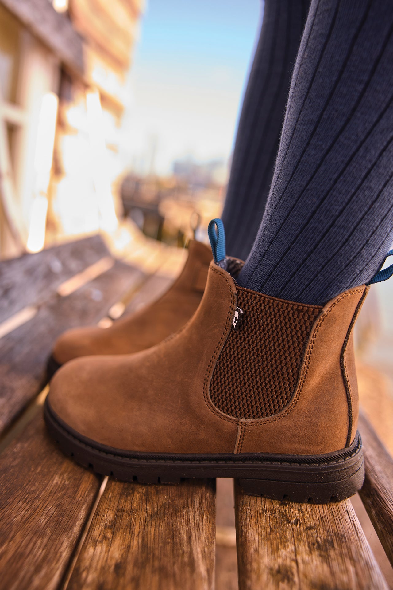 Boots - Gray Brown Chelsea