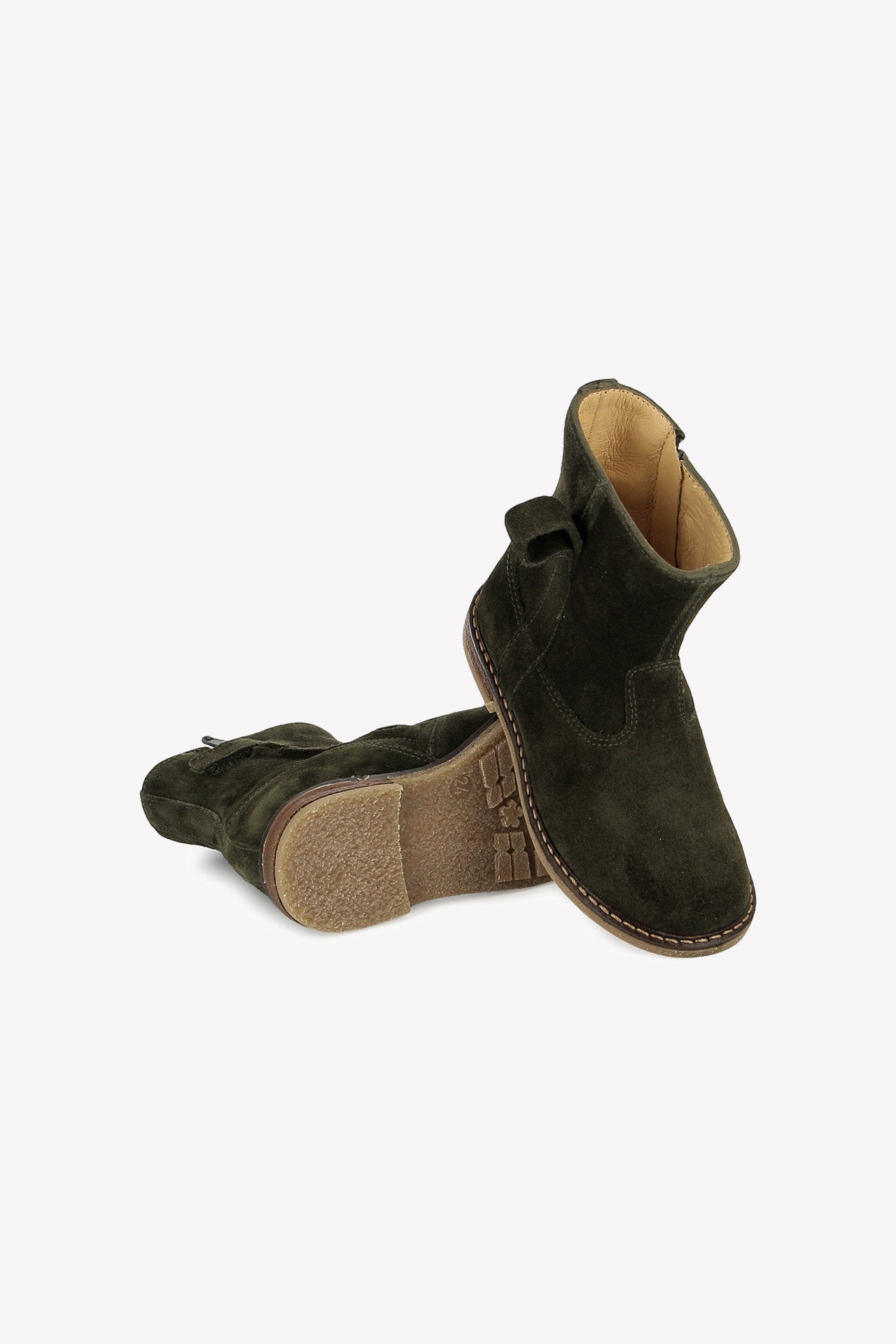 Bottines - Escape Kaki Cuir