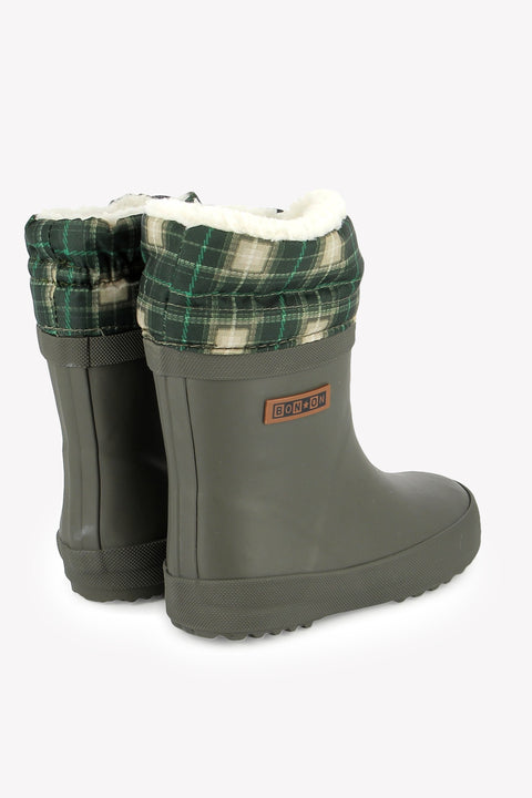 Bottes - Ploc Kaki imitation fourrure - Image principale