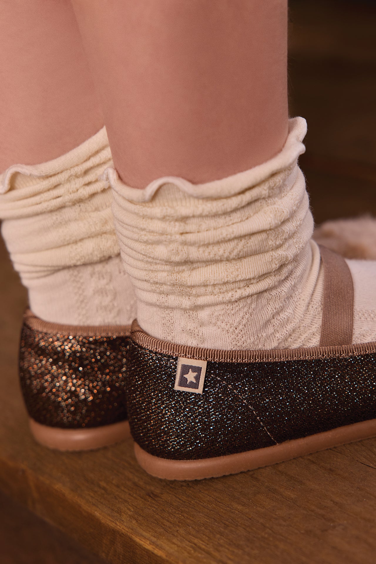 Chaussons - Pomponette Silver