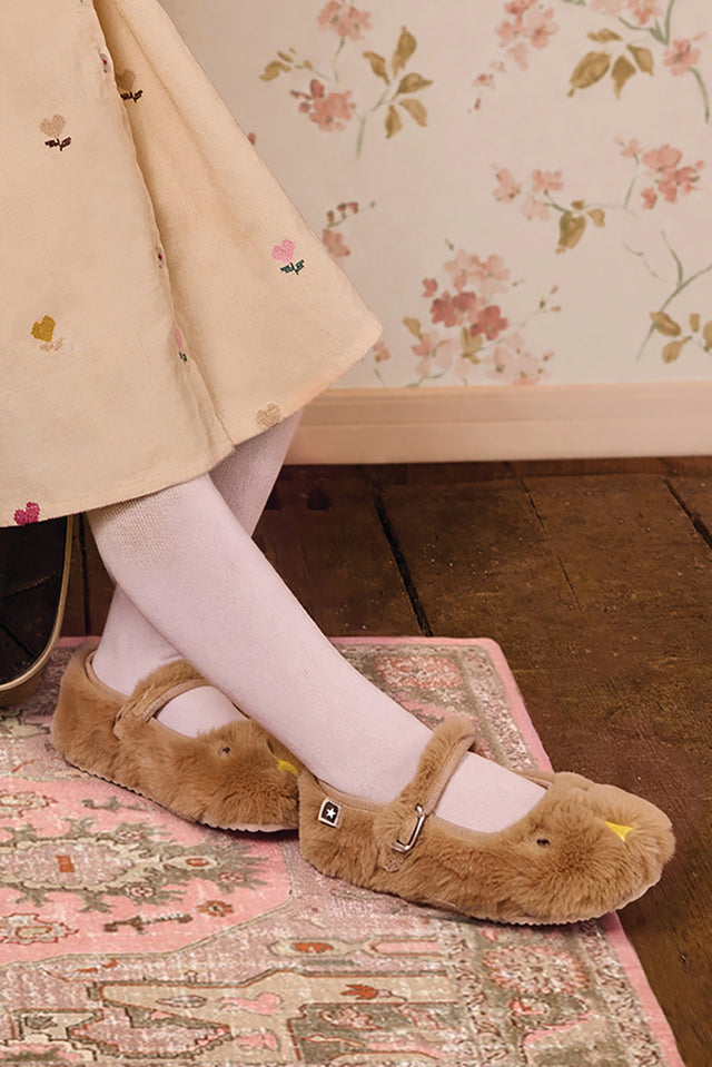 Slippers - Mia Beige Corgi - Image principale