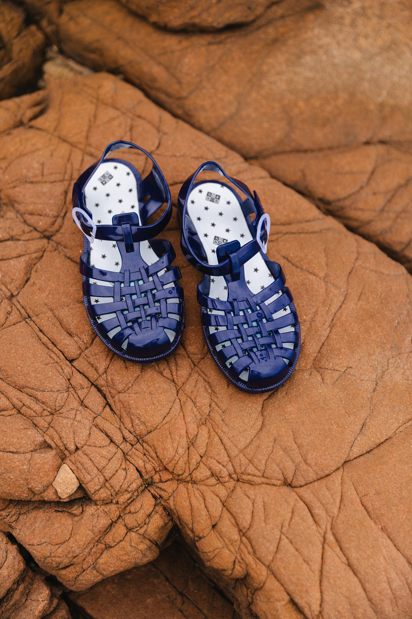 Sandals - Méduses Blue PVC